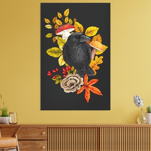 Herbstrabe Leinwanddruck (Insitu (Wohnzimmer))