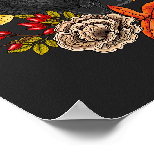 Herbstrabe Poster (Ecke)