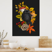 Herbstrabe Poster (Küche)