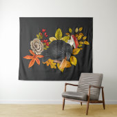 Herbstrabe Wandteppich (Beispiel (Horizontal))