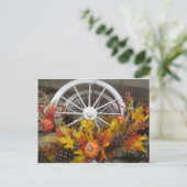 Herbstrad Postkarte (Stehend Vorderseite)
