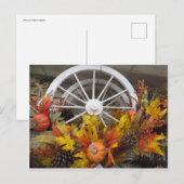 Herbstrad Postkarte (Vorne/Hinten)