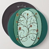 Herbstrebe Button (Vorne & Hinten)