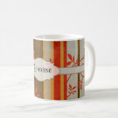 Herbstreben und -streifen kaffeetasse (VorderseiteRechts)