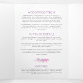 Herbstreben - Wasserfarbenhochzeit ganz in One Dreifach Gefaltete Einladung (Innenseite Mitte)