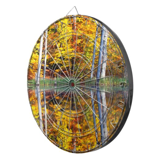 Herbstreflektion Dartscheibe (Vorderseite rechts)
