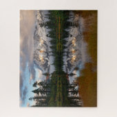 Herbstreflektion des Berges Shuksan im Bild Puzzle (Vertikal)