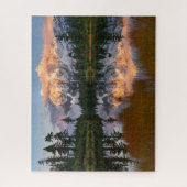 Herbstreflektion des Berges Shuksan im Bild Puzzle (Vertikal)