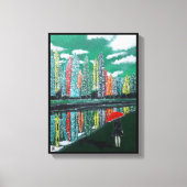 Herbstreflektion Gemälde von Alfred Fox Leinwanddruck (Vorderseite)