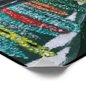 Herbstreflektion Gemälde von Alfred Fox Poster (Ecke)