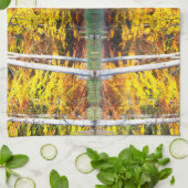 Herbstreflektion Geschirrtuch (Gefaltet)