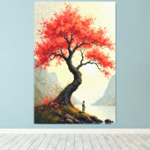 Herbstreflektion Leinwanddruck (Insitu (Holzboden))