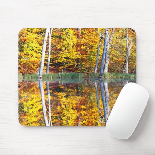 Herbstreflektion Mousepad (Mit Mouse)
