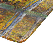 Herbstreflektion Schneidebrett (Ecke)