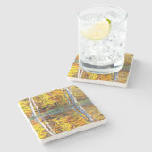 Herbstreflektion Steinuntersetzer (Seitenansicht)