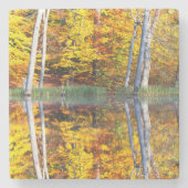 Herbstreflektion Steinuntersetzer (Vorderseite)