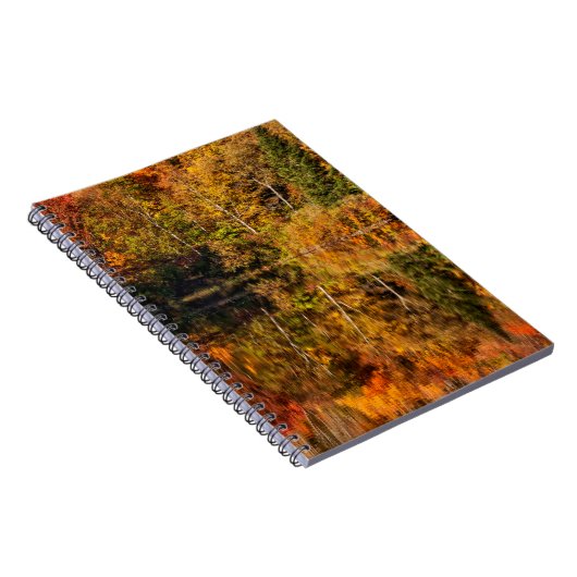 Herbstreflektion über den Kaffeeteich Notizblock (Rechte Seite)