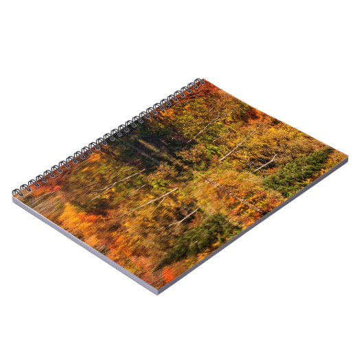 Herbstreflektion über den Kaffeeteich Notizblock (Linke Seite)