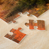 Herbstreflektion über den Kaffeeteich Puzzle (Seite)