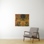 Herbstreflektion über den Kaffeeteich Wandteppich (Beispiel (Horizontal))