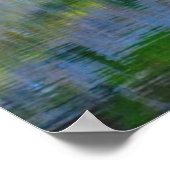 Herbstreflektionen an zwei Seen Poster (Ecke)