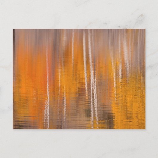 Herbstreflektionen auf dem Biberteich | Winthrop,  Postkarte (Vorderseite)