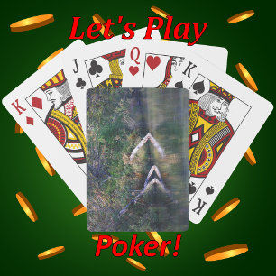 Herbstreflektionen im Twin Sees Erholungsgebiet Spielkarten