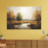 Herbstreflektionen Leinwanddruck (Insitu (Wohnzimmer))