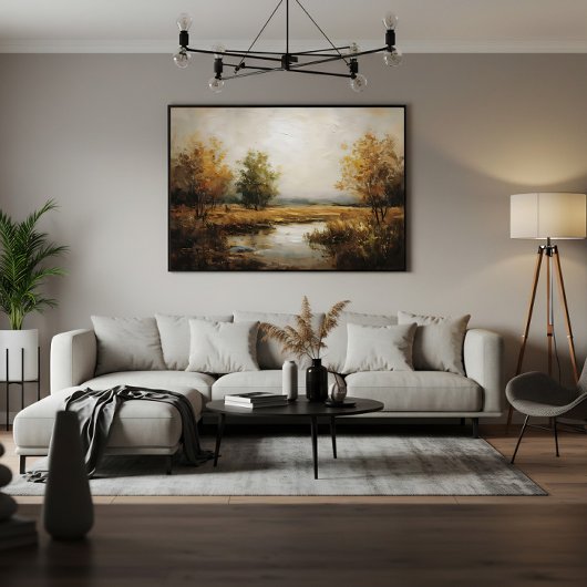 Herbstreflektionen Leinwanddruck