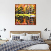Herbstreflektionen Leinwanddruck (Insitu (Schlafzimmer))