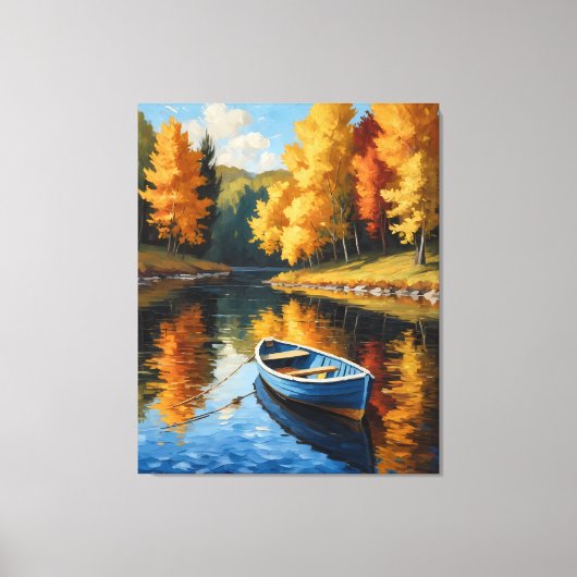 Herbstreflektionen Leinwanddruck (Vorderseite)