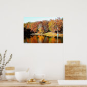 Herbstreflektionen Poster (Küche)