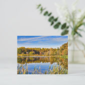 Herbstreflektionen Postkarte (Stehend Vorderseite)