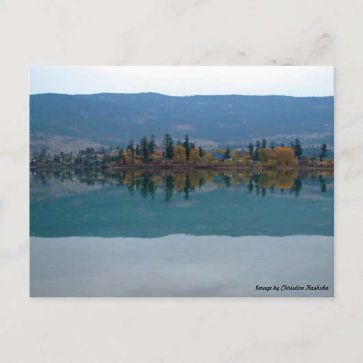 Herbstreflektionen Postkarte (Vorderseite)