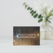 Herbstregen-Kommentarkarte Visitenkarte (Stehend Vorderseite)