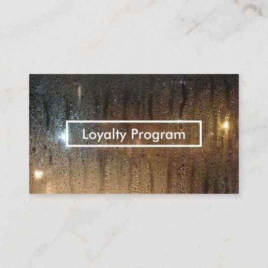 Herbstregen-Loyalitätsprogramm Treuekarte (Rückseite)