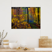 Herbstregen, Poster (Küche)