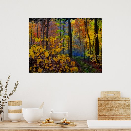 Herbstregen, Poster (Küche)