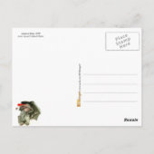 Herbstregen Postkarte (Rückseite)