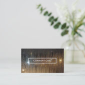 Herbstregenkommentar Visitenkarte (Stehend Vorderseite)