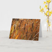 Herbstreue Nummer 6 Karte (Gelbe Blume)
