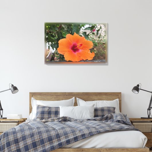 Herbstrissenblätter Leinwanddruck (Insitu (Schlafzimmer))