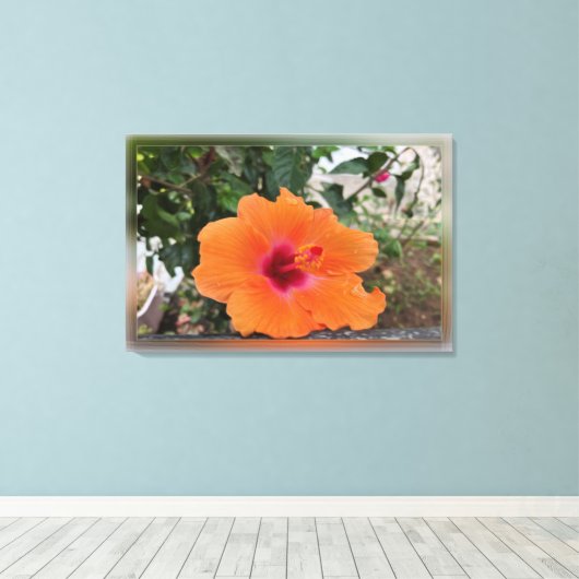 Herbstrissenblätter Leinwanddruck (Insitu (Holzboden))