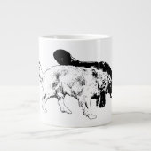 Herbstrivalität beim ersten Licht Jumbo-Tasse (Vorderseite)
