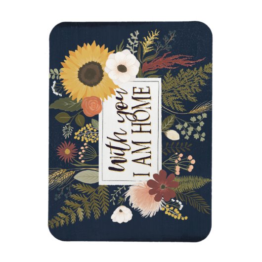 Herbstromane III | Mit Ihnen bin ich Zuhause Magnet (Vertikal)