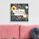 Herbstromane IV | Wir gehören zusammen Leinwanddruck (Insitu (Wohnzimmer))