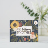 Herbstromane IV | Wir gehören zusammen Postkarte (Stehend Vorderseite)