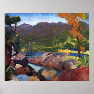 Herbstromane von George Bellows (1916) Poster
