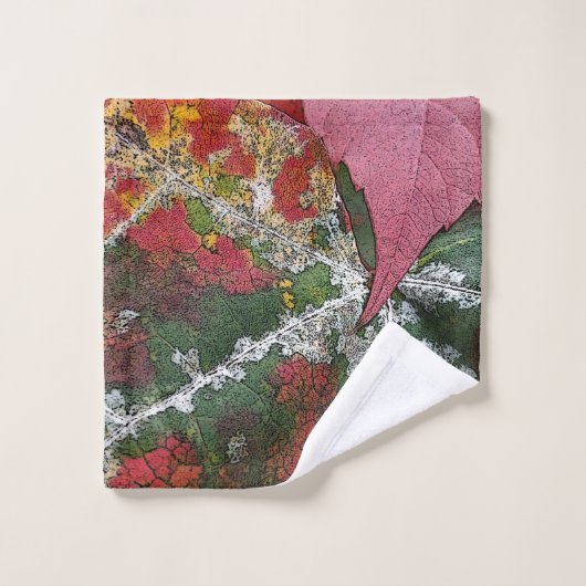 Herbstrost Badhandtuch Set (Waschlappen)