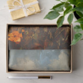 Herbstroster mit Pumpkins-Entkundung Seidenpapier (Geschenk)